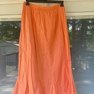 Woman’s Skirt, Size Large, Peach or Coral in color